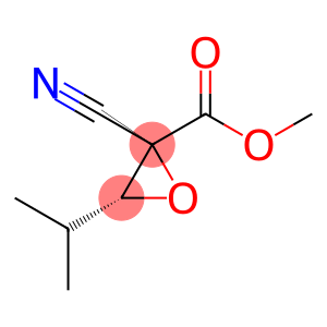 Oxiranecarboxylic acid, 2-cyano-3-(1-methylethyl)-, methyl ester, trans- (9CI)