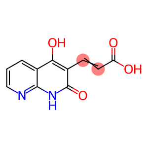 2-Propenoic acid, 3-(1,2-dihydro-4-hydroxy-2-oxo-1,8-naphthyridin-3-yl)-