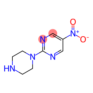 PYRIMIDINE, 5-NITRO-2-(1-PIPERAZINYL)-