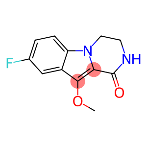 Pyrazino[1,2-a]indol-1(2H)-one, 8-fluoro-3,4-dihydro-10-methoxy-