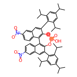 Dinaphtho[2,1-d:1',2'-f][1,3,2]dioxaphosphepin, 4-hydroxy-9,14-dinitro-2,6-bis[2,4,6-tris(1-methylethyl)phenyl]-, 4-oxide, (11bR)-