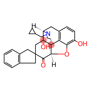 17-cyclopropylmethyl-4,5-epoxy-3,14-dihydroxymorphinan-6-one-7-spiro-2'-indan