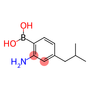 2-氨基-4-(2-甲基丙基)苯基硼酸