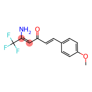 5-amino-6,6,6-trifluoro-1-(4-methoxyphenyl)-1,4-hexadien-3-one