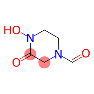 1-Piperazinecarboxaldehyde, 4-hydroxy-3-oxo-