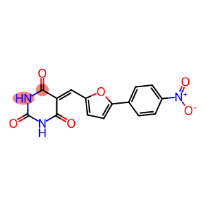 2,4,6(1H,3H,5H)-Pyrimidinetrione, 5-[[5-(4-nitrophenyl)-2-furanyl]methylene]-