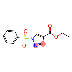 1H-Pyrazole-4-carboxylic acid, 1-(phenylsulfonyl)-, ethyl ester