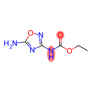 Carbamic  acid,  (5-amino-1,2,4-oxadiazol-3-yl)-,  ethyl  ester  (9CI)