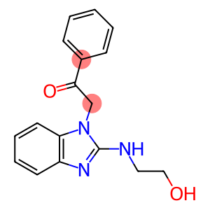 2-{2-[(2-hydroxyethyl)amino]-1H-benzimidazol-1-yl}-1-phenylethanone