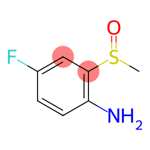 Benzenamine, 4-fluoro-2-(methylsulfinyl)-