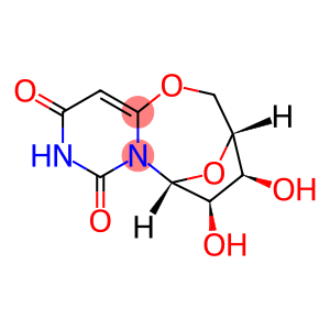 (3R)-3,4,5,6-Tetrahydro-4β,5β-dihydroxy-3β,6β-epoxy-2H,8H-pyrimido[6,1-b][1,3]oxazocine-8,10(9H)-dione