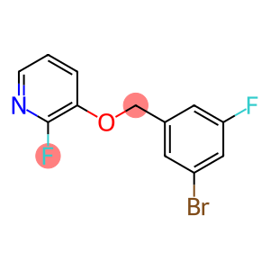 3-[(3-Bromo-5-fluorophenyl)methoxy]-2-fluoropyridine