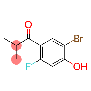 1-Propanone, 1-(5-bromo-2-fluoro-4-hydroxyphenyl)-2-methyl-