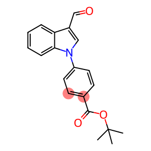 4-(3-Formyl-indol-1-yl)-benzoic acid tert-butyl ester