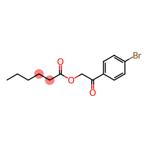 Hexanoic acid, 2-(4-bromophenyl)-2-oxoethyl ester