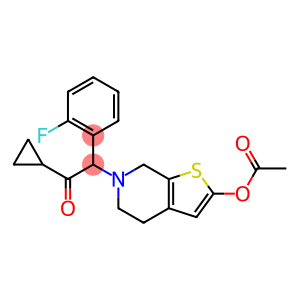 6-(2-Cyclopropyl-1-(2-fluorophenyl)-2-oxoethyl)-4,5,6,7-tetrahydrothieno[2,3-c]pyridin-2-yl Acetate (Prasugrel Impurity 5)