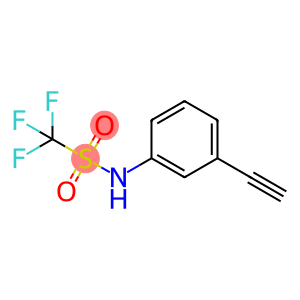 Methanesulfonamide,  N-(3-ethynylphenyl)-1,1,1-trifluoro-