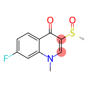 4(1H)-Quinolinone, 7-fluoro-1-methyl-3-[(R)-methylsulfinyl]-