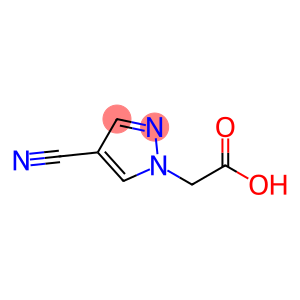 2-(4-Cyano-1H-pyrazol-1-yl)acetic-acid