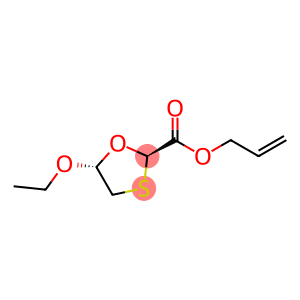 1,3-Oxathiolane-2-carboxylic acid, 5-ethoxy-, 2-propen-1-yl ester, (2R,5R)-rel-