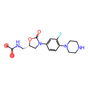 Acetamide,N-[[(5S)-3-[3-fluoro-4-(1-piperazinyl)phenyl]-2-oxo-5-oxazolidinyl]methyl]-