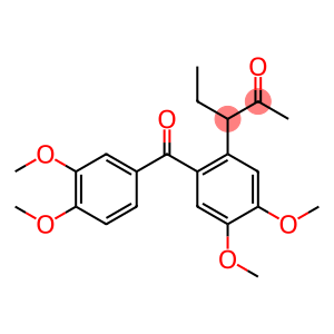 3-[2-(3,4-二甲氧基苯甲酰基)-4,5-二甲氧基苯基]戊-2-酮