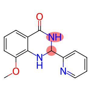 4(1H)-Quinazolinone,  2,3-dihydro-8-methoxy-2-(2-pyridyl)-  (8CI)