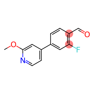 Benzaldehyde, 2-fluoro-4-(2-methoxy-4-pyridinyl)-