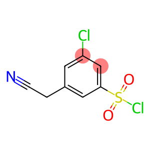 3-chloro-5-(cyanomethyl)benzenesulfonyl chloride