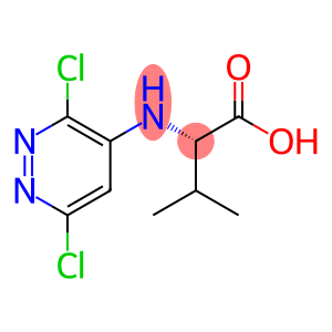 2-[(3,6-dichloropyridazin-4-yl)amino]-3-methylbutanoic acid