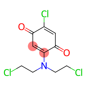 2,5-Cyclohexadiene-1,4-dione, 2-[bis(2-chloroethyl)amino]-5-chloro-