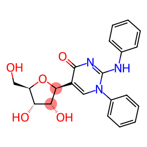 1-PHENYL-2-(PHENYLAMINO)-5-D-RIBOFURANOSYL-4(1H)-PYRIMIDINONE