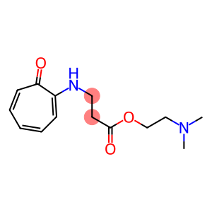 N-(7-Oxo-1,3,5-cycloheptatrien-1-yl)-β-alanine 2-(dimethylamino)ethyl ester