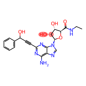 β-D-Ribofuranuronamide, 1-[6-amino-2-(3-hydroxy-3-phenyl-1-propyn-1-yl)-9H-purin-9-yl]-1-deoxy-N-ethyl-