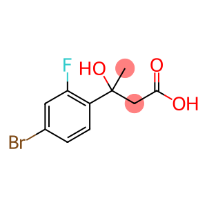 3-(4-Bromo-2-fluorophenyl)-3-hydroxybutanoic acid