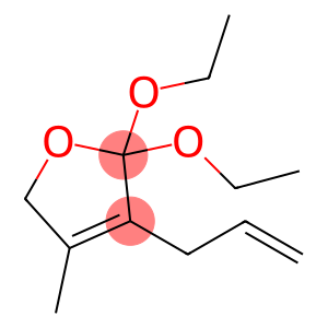 Furan, 2,2-diethoxy-2,5-dihydro-4-methyl-3-(2-propenyl)- (9CI)