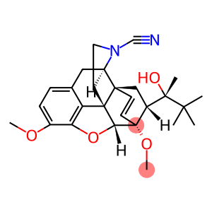 6,14-Ethenomorphinan-17-carbonitrile, 4,5-epoxy-7-(1-hydroxy-1,2,2-trimethylpropyl)-3,6-dimethoxy-, (αS,5α,7α)- (9CI)