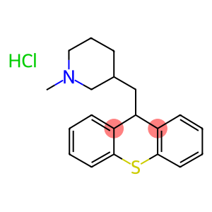 1-Methyl-3-(thioxanthen-9-ylmethyl)-1-piperidine hydrochloride