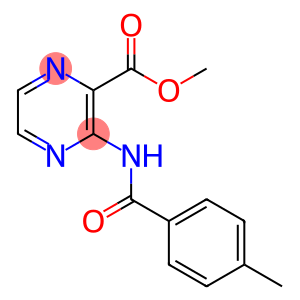 2-Pyrazinecarboxylic acid, 3-[(4-methylbenzoyl)amino]-, methyl ester