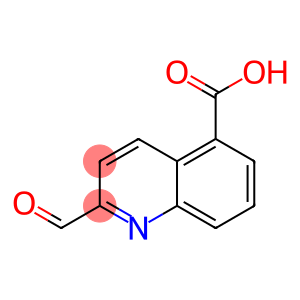 5-Quinolinecarboxylicacid,2-formyl-(9CI)