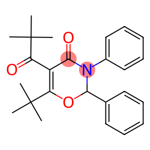 6-tert-butyl-5-(2,2-dimethylpropanoyl)-2,3-diphenyl-2,3-dihydro-4H-1,3-oxazin-4-one