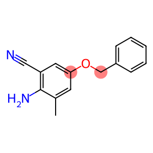 Benzonitrile, 2-amino-3-methyl-5-(phenylmethoxy)-