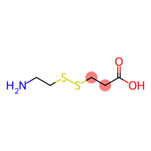 3-((2-aminoethyl)disulfanyl)propanoic acid