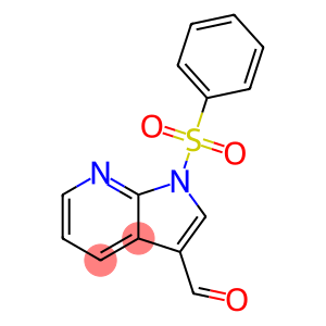 1-(phenylsulfonyl)-1H-pyrrolo[2,3-b]pyridine-3-carbaldehyde