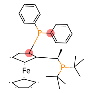 (R)-(-)-1-[(S)-2-二苯基膦二茂铁乙基-二叔丁基膦