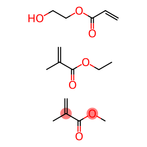 2-Propenoic acid, 2-methyl-, ethyl ester, polymer with 2-hydroxyethyl 2-propenoate and methyl 2-methyl-2-propenoate