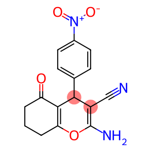 2-amino-4-(4-nitrophenyl)-5-oxo-5,6,7,8-tetrahydro-4H-chromene-3-carbonitrile