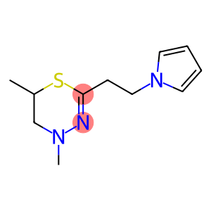 5,6-Dihydro-4,6-dimethyl-2-[2-(1H-pyrrol-1-yl)ethyl]-4H-1,3,4-thiadiazine