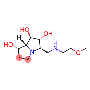 1H-Pyrrolizine-1,2,7-triol, hexahydro-3-(2-methoxyethyl)aminomethyl-, 1R-(1.alpha.,2.beta.,3.alpha.,7.beta.,7a.alpha.)-