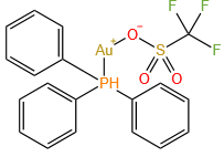 Gold, (1,1,1-trifluoromethanesulfonato-κO)(triphenylphosphine)-